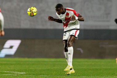 Nobel Mendy LaLiga EA SPORTS maçı sırasında Rayo Vallecano ve Real Betis Balompie (Maciej Rogowski / Ball Raw Images) takımları arasında görüldü)