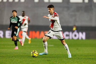 Oscar Valentin, Rayo Vallecano ve Real Betis Balompie (Maciej Rogowski / Ball Raw Images) takımları arasında oynanan LaLiga EA SPORTS maçı sırasında görüldü)