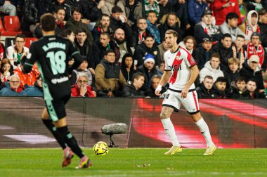 Florian Lejeune, Rayo Vallecano ve Real Betis Balompie (Maciej Rogowski / Ball Raw Images) takımları arasında oynanan maçta görüldü.)