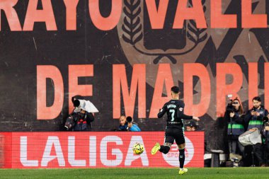 Antony, Rayo Vallecano ve Real Betis Balompie (Maciej Rogowski / Ball Raw Images) takımları arasında oynanan LaLiga EA SPORTS maçı sırasında görüldü.)