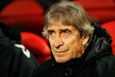 Manuel Pellegrini, Rayo Vallecano ve Real Betis Balompie (Maciej Rogowski / Ball Raw Images) takımları arasında oynanan LaLiga EA SPORTS maçı sırasında görüldü)