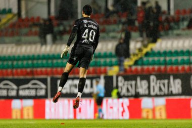 Liga Portekiz maçında CF Estrela Amadora ve Moreirense FC (Maciej Rogowski / Ball Raw Images) takımları arasında görülen Renan Ribeiro)