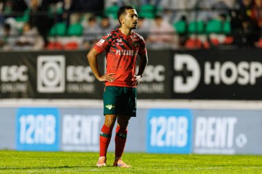 Alan de Souza Guimaraes Liga Portekiz maçı sırasında CF Estrela Amadora ve Moreirense FC (Maciej Rogowski / Ball Raw Images) takımları arasında görüldü.)