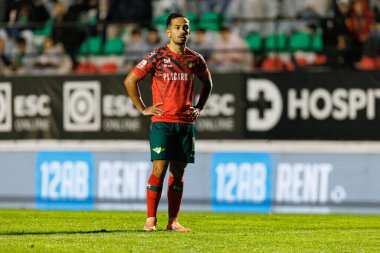 Alan de Souza Guimaraes Liga Portekiz maçı sırasında CF Estrela Amadora ve Moreirense FC (Maciej Rogowski / Ball Raw Images) takımları arasında görüldü.)