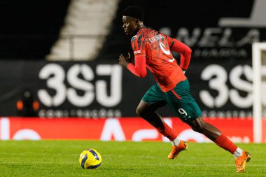 Luis Semedo, Liga Portekiz maçı sırasında CF Estrela Amadora ve Moreirense FC (Maciej Rogowski / Ball Raw Images) takımları arasında görüldü.)