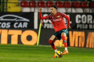 Francisco Kiko Domingues Liga Portekiz maçı sırasında CF Estrela Amadora ve Moreirense FC (Maciej Rogowski / Ball Raw Images) takımları arasında görüldü.)