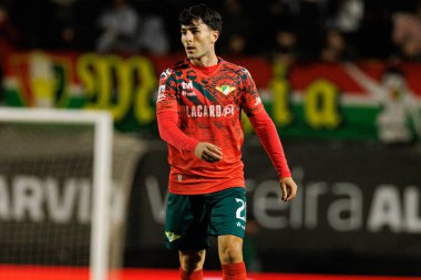 Rodrigo Alonso, Liga Portekiz maçı sırasında CF Estrela Amadora ve Moreirense FC (Maciej Rogowski / Ball Raw Images) takımları arasında görüldü.)