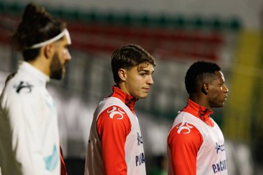 Alvaro Martinez Liga Portekiz maçı sırasında CF Estrela Amadora ve Moreirense FC (Maciej Rogowski / Ball Raw Images) takımları arasında görüldü.)