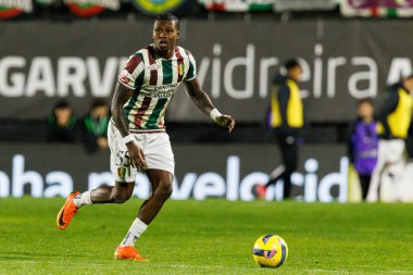 Sidny Lopes Cabral, Liga Portekiz maçı sırasında CF Estrela Amadora ve Moreirense FC (Maciej Rogowski / Ball Raw Images) takımları arasında görüldü.)