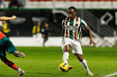 Jovane Cabral, Liga Portekiz maçında CF Estrela Amadora ve Moreirense FC (Maciej Rogowski / Ball Raw Images) takımları arasında görüldü.)