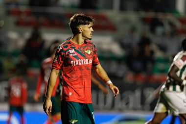 Dinis Pinto Liga Portekiz maçı sırasında CF Estrela Amadora ve Moreirense FC (Maciej Rogowski / Ball Raw Images) takımları arasında görüldü.)