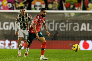 Guilherme Schettine, Liga Portekiz maçında CF Estrela Amadora ve Moreirense FC (Maciej Rogowski / Ball Raw Images) takımları arasında görüldü.)