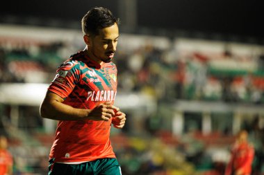 Alan de Souza Guimaraes Liga Portekiz maçı sırasında CF Estrela Amadora ve Moreirense FC (Maciej Rogowski / Ball Raw Images) takımları arasında görüldü.)