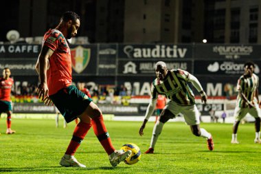 Guilherme Schettine, Liga Portekiz maçında CF Estrela Amadora ve Moreirense FC (Maciej Rogowski / Ball Raw Images) takımları arasında görüldü.)