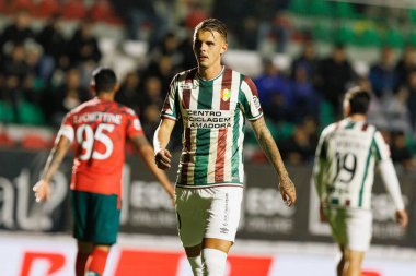 Luan Patrick, Liga Portekiz maçı sırasında CF Estrela Amadora ve Moreirense FC (Maciej Rogowski / Ball Raw Images) takımları arasında görüldü.)