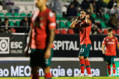 Bernardo Martins, Liga Portekiz maçında CF Estrela Amadora ve Moreirense FC (Maciej Rogowski / Ball Raw Images) takımları arasında görüldü.)