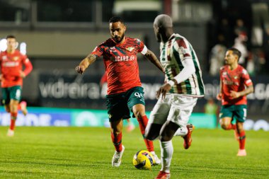 Guilherme Schettine, Liga Portekiz maçında CF Estrela Amadora ve Moreirense FC (Maciej Rogowski / Ball Raw Images) takımları arasında görüldü.)