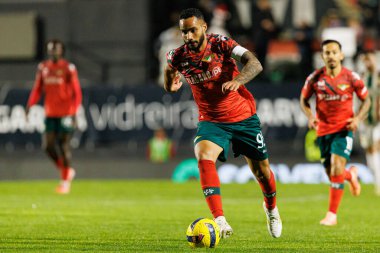 Guilherme Schettine, Liga Portekiz maçında CF Estrela Amadora ve Moreirense FC (Maciej Rogowski / Ball Raw Images) takımları arasında görüldü.)