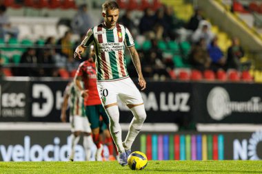 Luan Patrick, Liga Portekiz maçı sırasında CF Estrela Amadora ve Moreirense FC (Maciej Rogowski / Ball Raw Images) takımları arasında görüldü.)