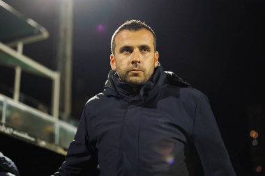 Joao Nuno, Liga Portekiz maçı sırasında CF Estrela Amadora ve Moreirense FC (Maciej Rogowski / Ball Raw Images) takımları arasında görüldü.)