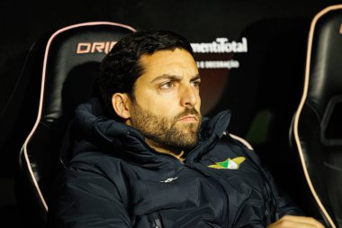 Vasco Botelho da Costa, Liga Portekiz maçı sırasında CF Estrela Amadora ve Moreirense FC (Maciej Rogowski / Ball Raw Images) takımları arasında görüldü.)