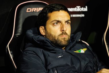 Vasco Botelho da Costa, Liga Portekiz maçı sırasında CF Estrela Amadora ve Moreirense FC (Maciej Rogowski / Ball Raw Images) takımları arasında görüldü.)