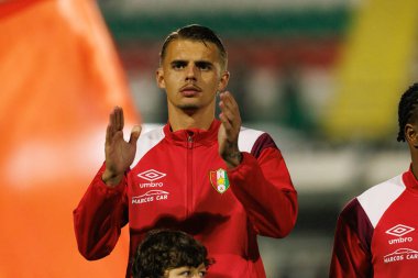 Luan Patrick, Liga Portekiz maçı sırasında CF Estrela Amadora ve Moreirense FC (Maciej Rogowski / Ball Raw Images) takımları arasında görüldü.)