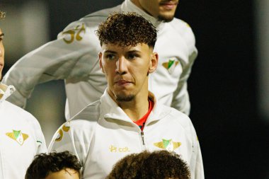 Diogo Travassos, Liga Portekiz maçı sırasında CF Estrela Amadora ve Moreirense FC (Maciej Rogowski / Ball Raw Images) takımları arasında görüldü.)