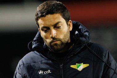 Vasco Botelho da Costa, Liga Portekiz maçı sırasında CF Estrela Amadora ve Moreirense FC (Maciej Rogowski / Ball Raw Images) takımları arasında görüldü.)