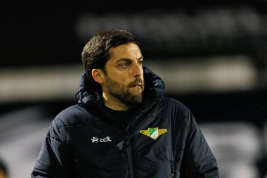 Vasco Botelho da Costa, Liga Portekiz maçı sırasında CF Estrela Amadora ve Moreirense FC (Maciej Rogowski / Ball Raw Images) takımları arasında görüldü.)