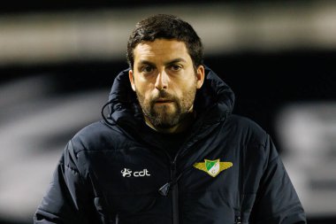 Vasco Botelho da Costa, Liga Portekiz maçı sırasında CF Estrela Amadora ve Moreirense FC (Maciej Rogowski / Ball Raw Images) takımları arasında görüldü.)