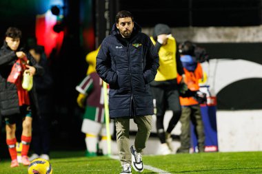 Vasco Botelho da Costa, Liga Portekiz maçı sırasında CF Estrela Amadora ve Moreirense FC (Maciej Rogowski / Ball Raw Images) takımları arasında görüldü.)