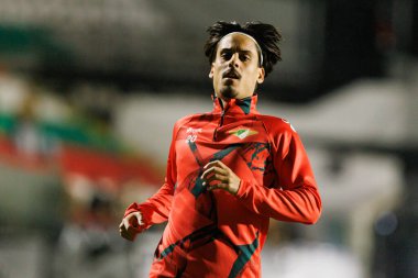 Bernardo Martins, Liga Portekiz maçında CF Estrela Amadora ve Moreirense FC (Maciej Rogowski / Ball Raw Images) takımları arasında görüldü.)