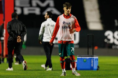 Dinis Pinto Liga Portekiz maçı sırasında CF Estrela Amadora ve Moreirense FC (Maciej Rogowski / Ball Raw Images) takımları arasında görüldü.)