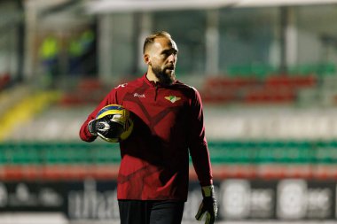 Mika, Liga Portekiz maçı sırasında CF Estrela Amadora ve Moreirense FC (Maciej Rogowski / Ball Raw Images) takımları arasında görüldü.)