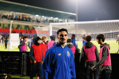 Stephen Eustaquio Liga Portekiz maçı sırasında FC Alverca ve FC Porto takımları arasında görüldü (Maciej Rogowski / Ball Raw Images)