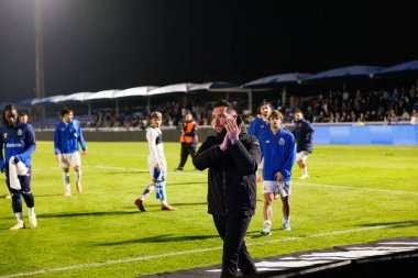Francesco Farioli, Liga Portekiz maçı sırasında FC Alverca ve FC Porto (Maciej Rogowski / Ball Raw Images) takımları arasında görüldü.)