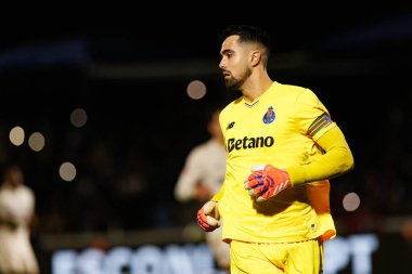 Diogo Costa Liga Portekiz maçı sırasında FC Alverca ve FC Porto takımları arasında görüldü (Maciej Rogowski / Ball Raw Images)