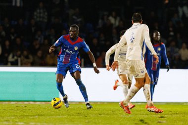 Sabit Abdulai, Liga Portekiz maçı sırasında FC Alverca ve FC Porto (Maciej Rogowski / Ball Raw Images) takımları arasında görüldü.)