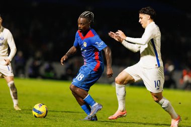 Lincoln ve Gabri Veiga, Liga Portekiz maçı sırasında FC Alverca ve FC Porto (Maciej Rogowski / Ball Raw Images) takımları arasında görüldü.)