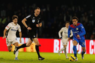 Joao Pinheiro ve Figueiredo, Liga Portekiz maçı sırasında FC Alverca ve FC Porto takımları arasında görüldü (Maciej Rogowski / Ball Raw Images)