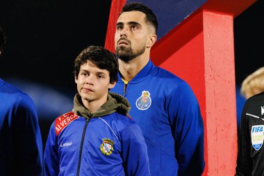 Diogo Costa Liga Portekiz maçı sırasında FC Alverca ve FC Porto takımları arasında görüldü (Maciej Rogowski / Ball Raw Images)