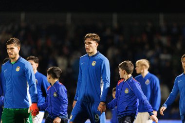 Andre Gomes ve Marko Milovanoviç Marezi, Liga Portekiz maçı sırasında FC Alverca ve FC Porto (Maciej Rogowski / Ball Raw Images) takımları arasında görüldü.)