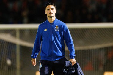 Stephen Eustaquio Liga Portekiz maçı sırasında FC Alverca ve FC Porto takımları arasında görüldü (Maciej Rogowski / Ball Raw Images)