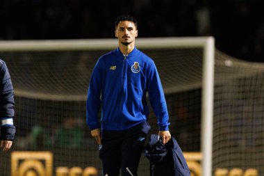 Stephen Eustaquio Liga Portekiz maçı sırasında FC Alverca ve FC Porto takımları arasında görüldü (Maciej Rogowski / Ball Raw Images)