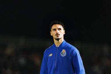 Stephen Eustaquio Liga Portekiz maçı sırasında FC Alverca ve FC Porto takımları arasında görüldü (Maciej Rogowski / Ball Raw Images)