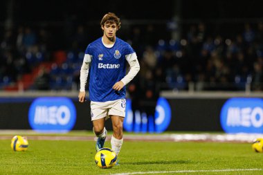 Rodrigo Mora Liga Portekiz maçı sırasında FC Alverca ve FC Porto takımları arasında görüldü (Maciej Rogowski / Ball Raw Images)