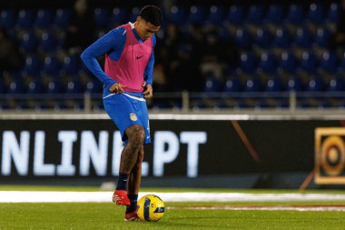 FC Alverca ve FC Porto (Maciej Rogowski / Ball Raw Images) takımları arasında Liga Portekiz maçı sırasında Kaiky Naves görüldü.)