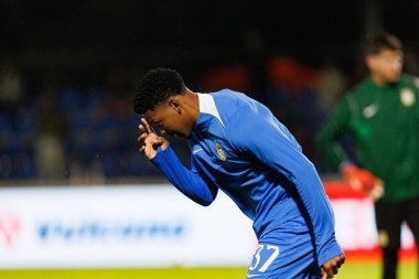 FC Alverca ve FC Porto (Maciej Rogowski / Ball Raw Images) takımları arasında Liga Portekiz maçı sırasında Kauan Gomes görüldü.)