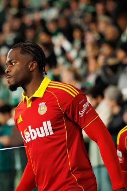 Nelson Abbey, Liga Portekiz maçı sırasında Estadio Jose Alvalade 'deki Sporting CP ve Rio Ave FC takımları arasında görüldü (Maciej Rogowski / Ball Raw Images)